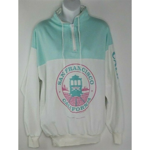 ⬇️ $65 Vintage 80s San Francisco California Hoodie - Picture 1 of 8